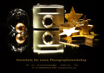 Geschenkgutscheine fr Fotokurse und Fotoworkshop
